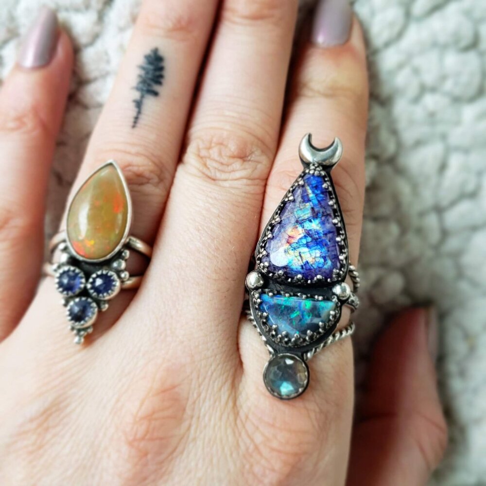 Opal Statement Ring - image 2